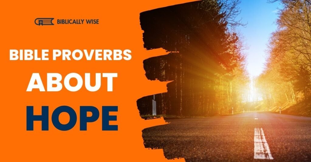 Bible proverbs about hope